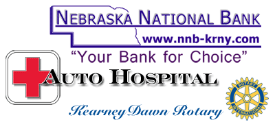 Nebraska National Bank, Auto Hospital & Kearney Dawn Rotary